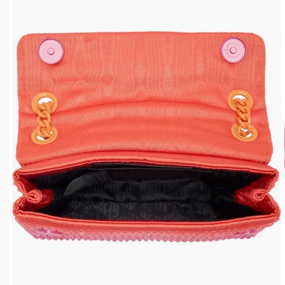 New🧡🩷 Kurt Geiger London Mini Brixton Shoulder Bag pink/orange - Picture 5 of 5